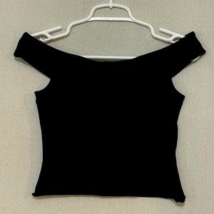 Forever 21 off the shoulder crop top